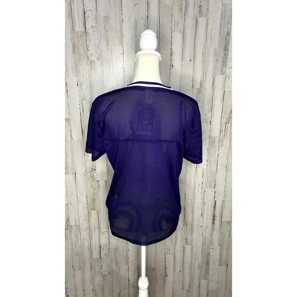 NWT Kansas State Wildcats Men's Purple Mesh Jersey T-Shirt Size XL Short Sleeve‎ - Picture 3 of 4